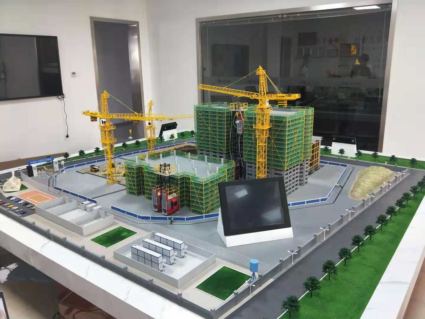 北镇市建筑施工场景模型